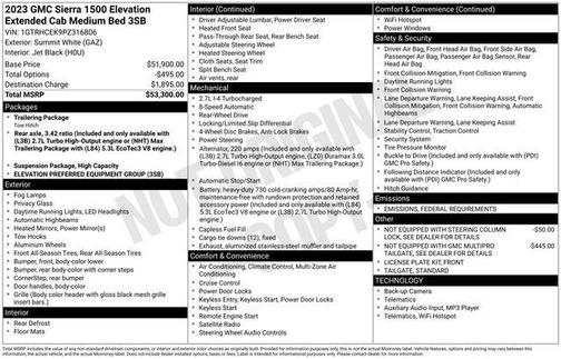 2023 GMC Sierra 1500 Elevation