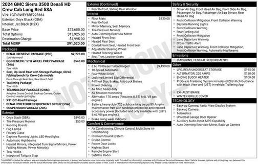 2024 GMC Sierra 3500 Denali