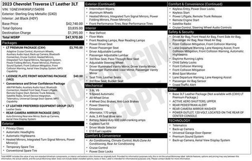 2023 Chevrolet Traverse LT Leather