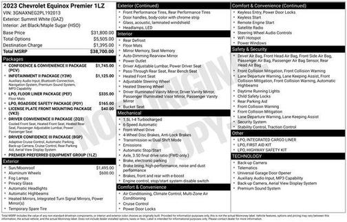 2023 Chevrolet Equinox Premier w/1LZ