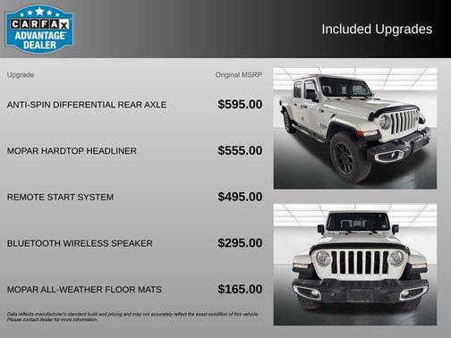 Bright White Clearcoat 2021 Jeep Gladiator Overland
