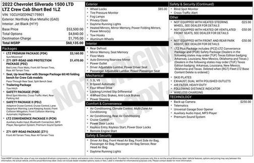 2022 Chevrolet Silverado 1500 LTZ