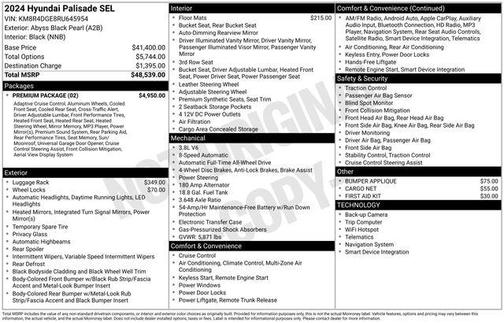 2024 Hyundai PALISADE SEL
