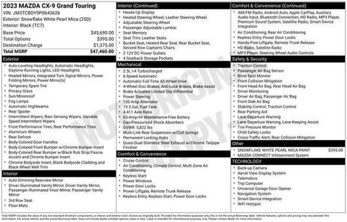 2023 Mazda CX-9 Grand Touring
