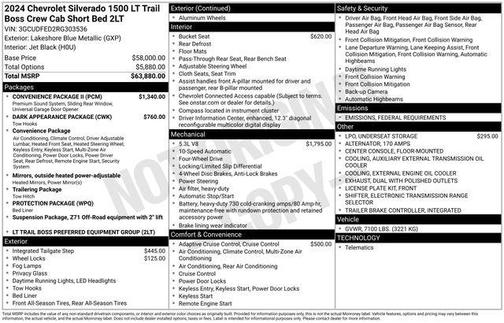 2024 Chevrolet Silverado 1500 LT Trail Boss