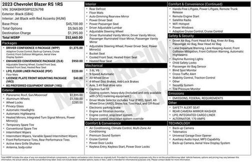 2023 Chevrolet Blazer RS