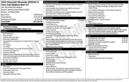 2024 Chevrolet Silverado 2500 LT