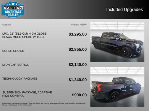 Black 2025 Chevrolet Silverado 1500 High Country