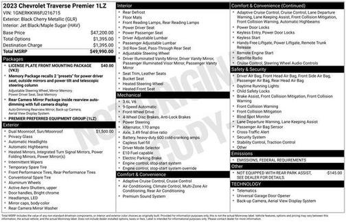 2023 Chevrolet Traverse Premier