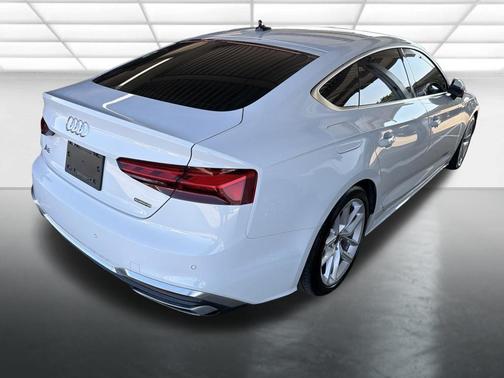 Glacier White Metallic 2024 Audi A5 Sportback 45 S Line Premium Plus