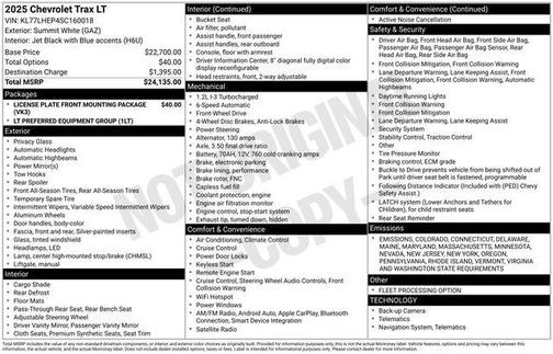2025 Chevrolet Trax LT