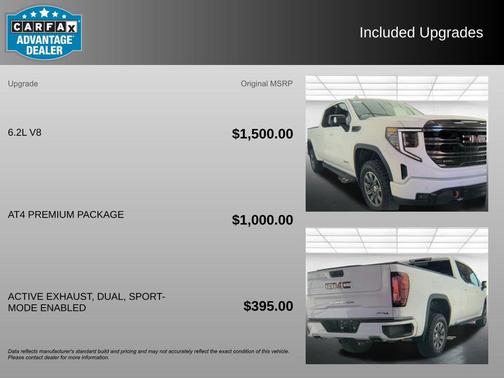 Summit White 2024 GMC Sierra 1500 AT4