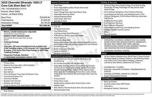 2025 Chevrolet Silverado 1500 LT