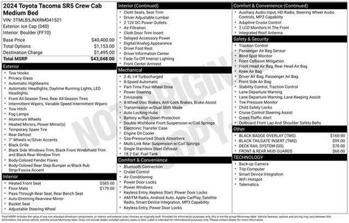 2024 Toyota Tacoma SR5