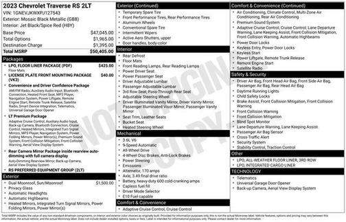 2023 Chevrolet Traverse RS