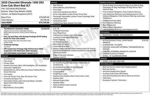 2025 Chevrolet Silverado 1500 ZR2