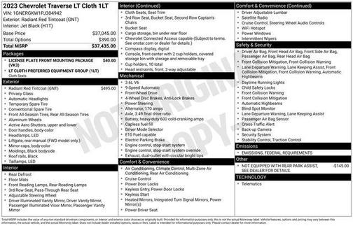 2023 Chevrolet Traverse LT Cloth