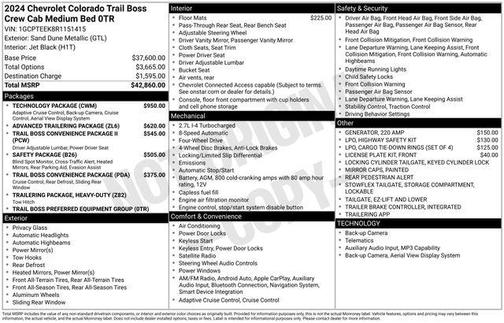 2024 Chevrolet Colorado Trail Boss