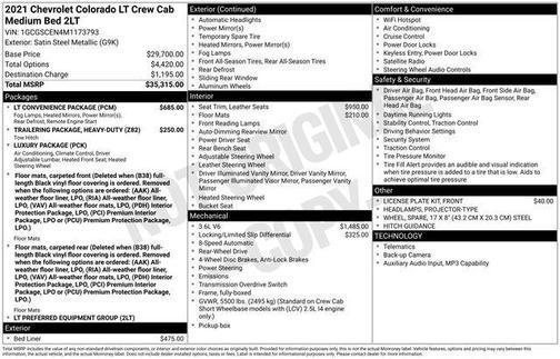2021 Chevrolet Colorado LT