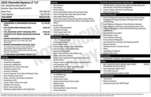 2022 Chevrolet Equinox 1LT
