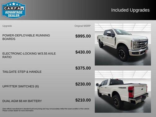 Star White Metallic Tri-Coat 2025 Ford F-250 Lariat