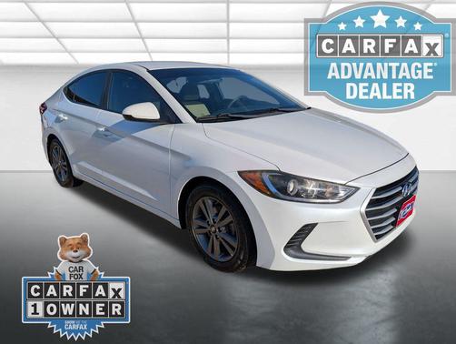 Quartz White Pearl 2018 Hyundai ELANTRA SEL