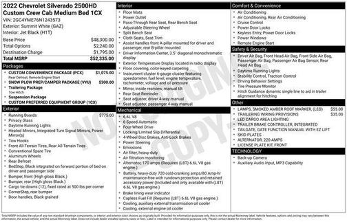 2022 Chevrolet Silverado 2500 Custom