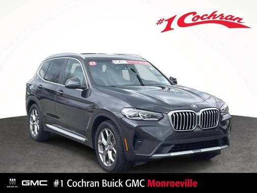 Dark Graphite Metallic 2022 BMW X3 xDrive30i