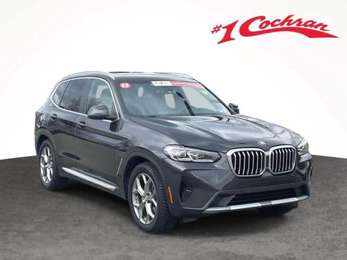 Dark Graphite Metallic 2022 BMW X3 xDrive30i