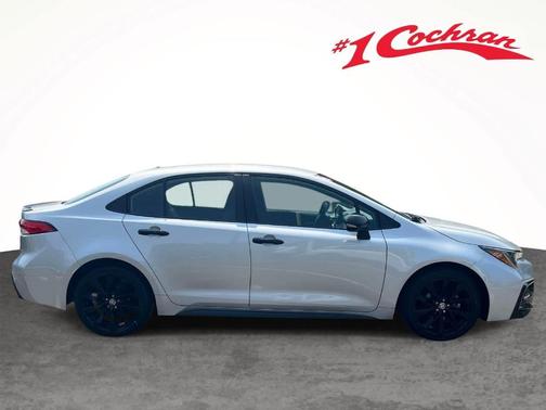 Classic Silver Metallic 2022 Toyota Corolla SE Nightshade