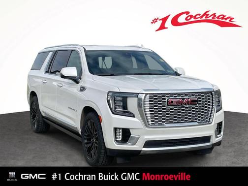 White Frost Tri-Coat 2021 GMC Yukon XL Denali