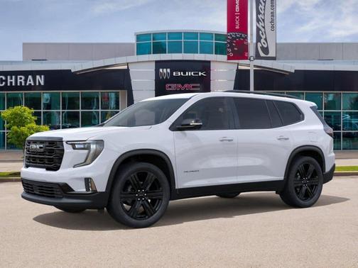 White 2027 GMC Acadia ELEVATION