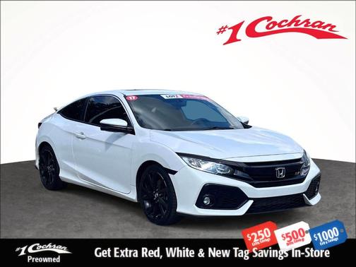 White Orchid Pearl 2017 Honda Civic Si