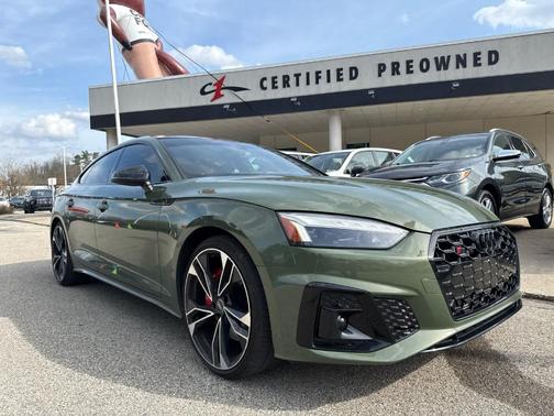 District Green Metallic 2025 Audi S5 3.0T Premium