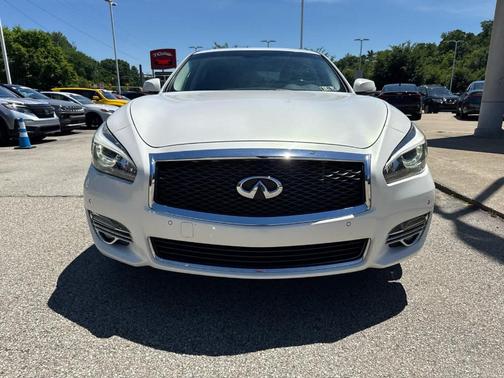 Moonlight White 2015 INFINITI Q70L 3.7X
