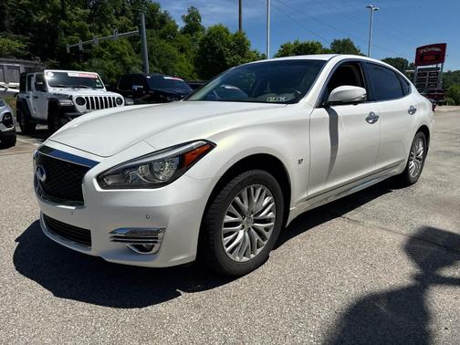 Moonlight White 2015 INFINITI Q70L 3.7X
