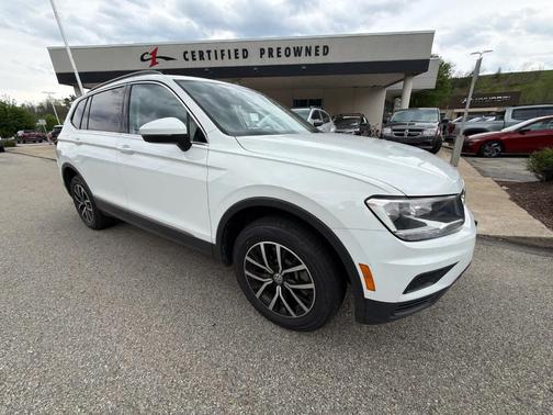 Pure White 2021 Volkswagen Tiguan 2.0T SE