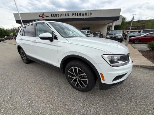 Pure White 2021 Volkswagen Tiguan 2.0T SE