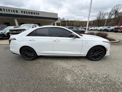 Summit White 2023 Cadillac CT4 Sport