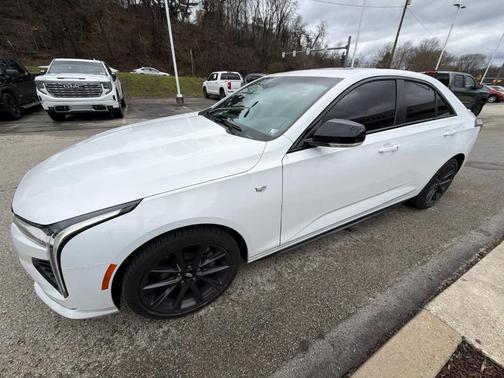 Summit White 2023 Cadillac CT4 Sport