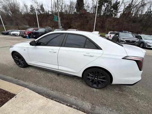 Summit White 2023 Cadillac CT4 Sport