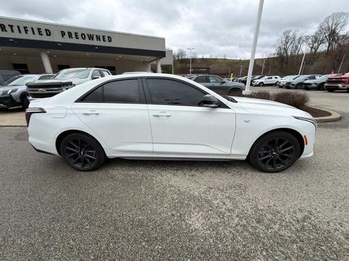 Summit White 2023 Cadillac CT4 Sport