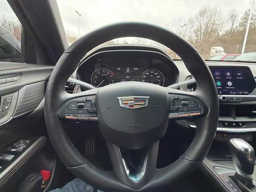 Summit White 2023 Cadillac CT4 Sport