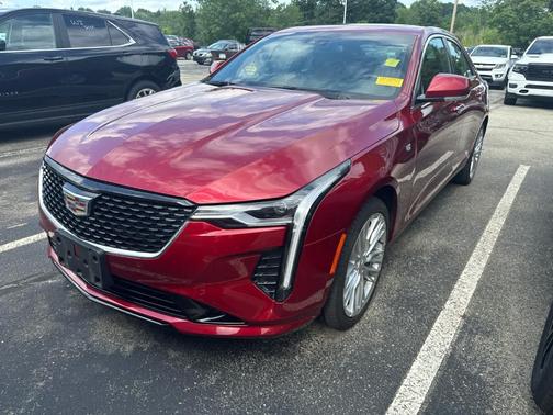 Radiant Red 2023 Cadillac CT4 Premium Luxury