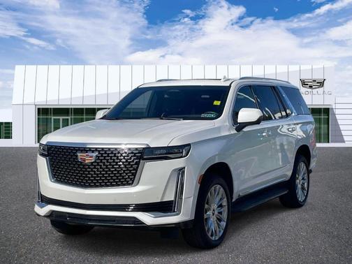 Crystal White Tri-Coat 2024 Cadillac Escalade Premium Luxury