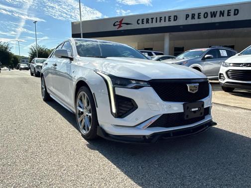 Summit White 2023 Cadillac CT4 Sport