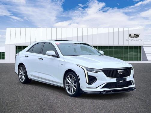 Summit White 2023 Cadillac CT4 Sport