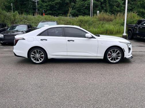 Summit White 2023 Cadillac CT4 Sport