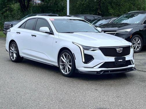 Summit White 2023 Cadillac CT4 Sport