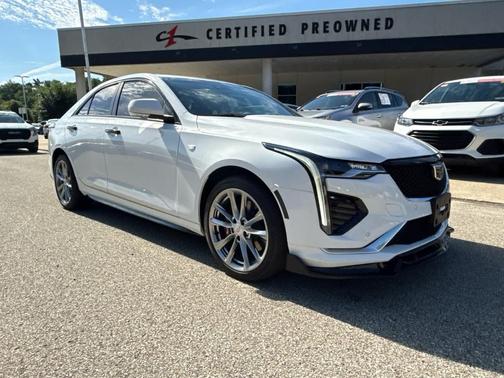 Summit White 2023 Cadillac CT4 Sport